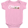 chicana with rose Baby Bodysuit