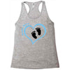 Baby Boy with Heart Any Name Customized Racerback Tank