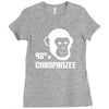 98% chimpanzee Ladies Fitted T-Shirt