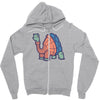turtle turtleneck Zipper Hoodie