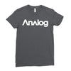 analog white logo Ladies Fitted T-Shirt