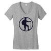 mountain go go Women's V-Neck T-Shirt