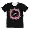 Floral Baby Name All Over Women's T-shirt