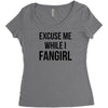 excuse me while i fangirl Women's Triblend Scoop T-shirt