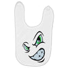 angry cartoon face Baby Bibs