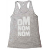 om nom nom Racerback Tank