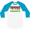sound activated flashing light 3/4 Sleeve Shirt