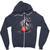 mma bulldog final Zipper Hoodie