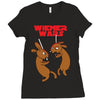 wiener wars dachshund dogs Ladies Fitted T-Shirt