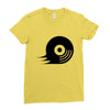 beat jet grind radio yellow Ladies Fitted T-Shirt