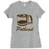 pothead Ladies Fitted T-Shirt