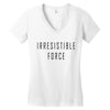 irresitible force Women's V-Neck T-Shirt