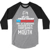 Donald trump The D Is Missing 3/4 Sleeve Shirt