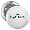 Heart Beat Pin-back button
