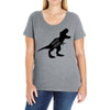 Daddysaurus Ladies Curvy T-Shirt