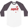 case ih farm butterfly 3/4 Sleeve Shirt