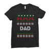 ugly christmas dad Ladies Fitted T-Shirt