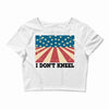I Don't Kneel Crop Top