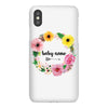 Floral Baby Name iPhoneX