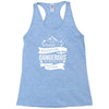 adventure is dagerous Racerback Tank