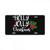 holly jolly christmas License Plate