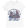 politics Ladies Fitted T-Shirt