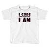 i code therefore i am Toddler T-shirt