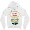Hunting Season Retro Color 80s Style Zipper Hoodie