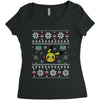pokemon christmas ugly Women's Triblend Scoop T-shirt