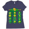 cheesy talk Ladies Fitted T-Shirt
