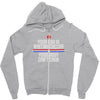 your ego is writing checks boyfriend Zipper Hoodie