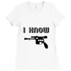 i love you and i know1 Ladies Fitted T-Shirt