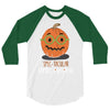 spec tacular pumpkin 3/4 Sleeve Shirt
