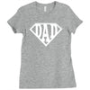 super dad diamond superhero Ladies Fitted T-Shirt