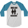 under new management stag night wedding mens 3/4 Sleeve Shirt