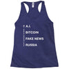 30 Seconds To Mars Topics Racerback Tank
