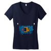 big fish wins Women's V-Neck T-Shirt