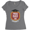 proud dad of a 2018 graduate. Women's Triblend Scoop T-shirt