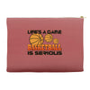 life's a game basketball Accessory Pouches