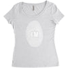 I'm Women's Triblend Scoop T-shirt