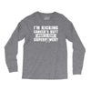 I Am Kicking Cancers Butt Whats Your Superpower? Long Sleeve Shirts