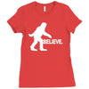 gfoot t shirt funny t shirt cool tshirt sasquatch shirt kids tee shirt Ladies Fitted T-Shirt