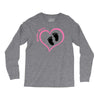 Baby Girl with Heart Any Name Customized Long Sleeve Shirts