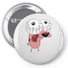 personnage de cartoon Pin-back button