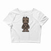 friendly tree Crop Top