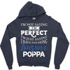 awesome poppa Zipper Hoodie