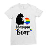 mama bear gay pride Ladies Fitted T-Shirt