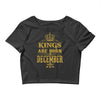 kings are born in december Crop Top