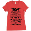 I Am A May Women Ladies Fitted T-Shirt
