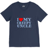 i heart my creepy uncle V-Neck Tee